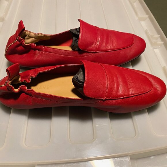 Everlane the Day Loafer in red leather - Picture 4 of 14